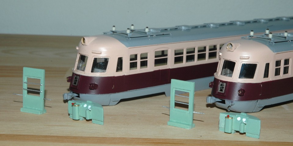 谷川製作所 名鉄3400系旧形 車体バラキット4両セット、台車入 谷川