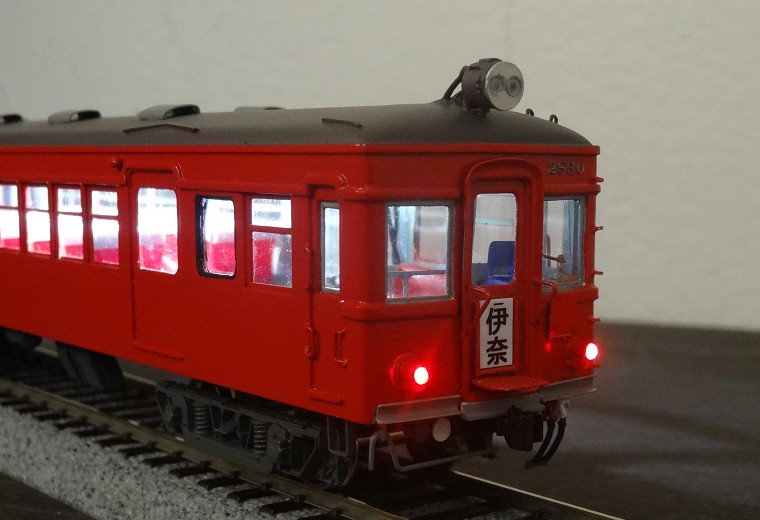 谷川製作所　名鉄3800系高運転台、車体バラキット2両セット。床下器具付き。 谷川製作所 名鉄3800系高運転台、車体バラキット2両セット。床下