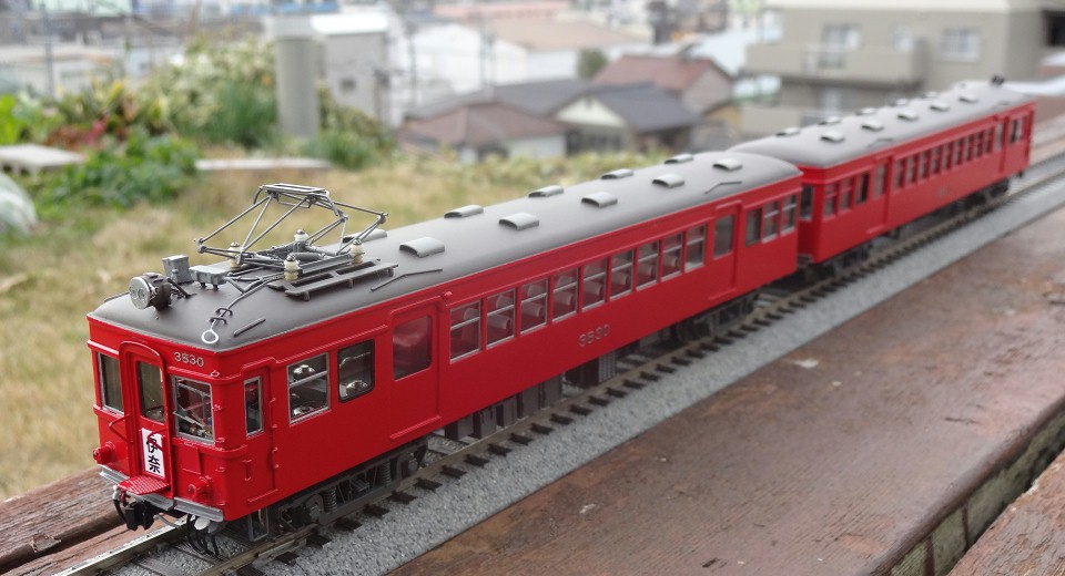 谷川製作所 名鉄3800系高運転台、車体バラキット2両セット。床下
