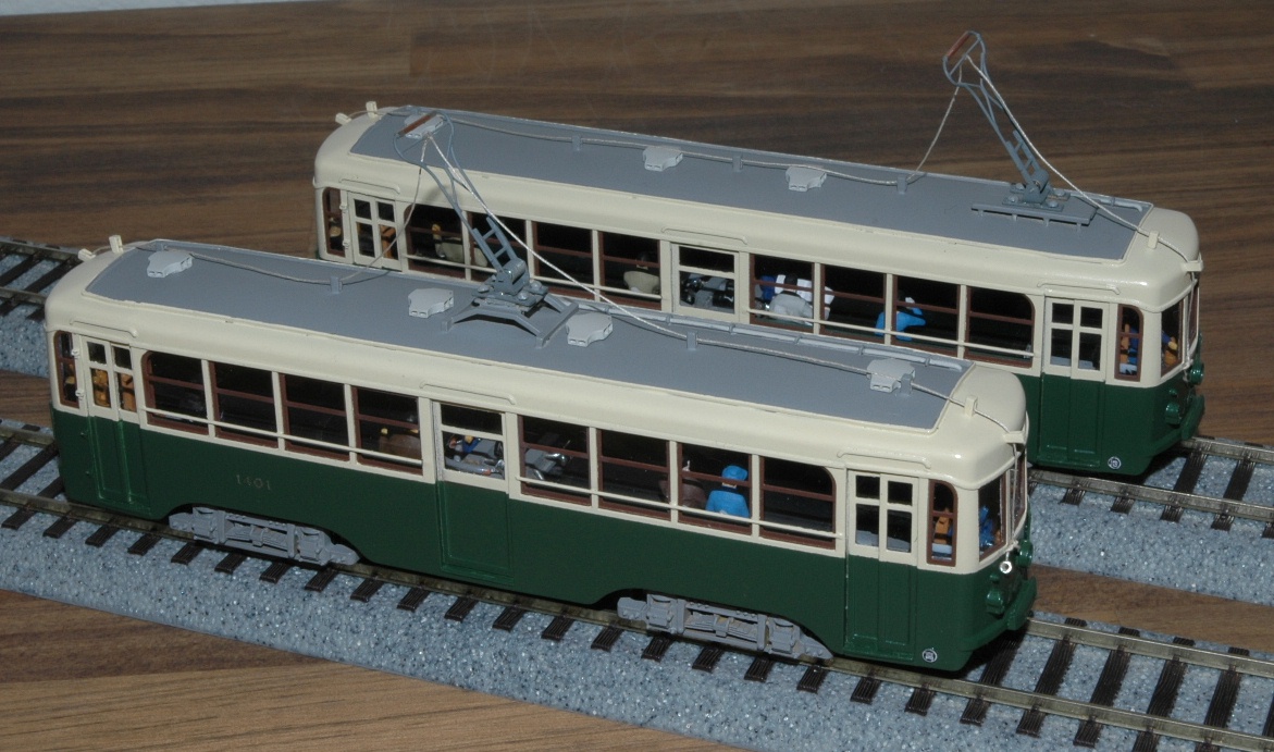 ランキング上位のプレゼント 名古屋市電1400形 鉄道模型